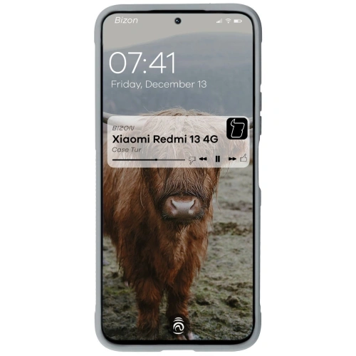 Pancerne etui Bizon Case Tur do Xiaomi Redmi 13 4G jasnoszare