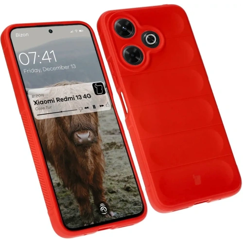 Pancerne etui Bizon Case Tur do Xiaomi Redmi 13 4G czerwone