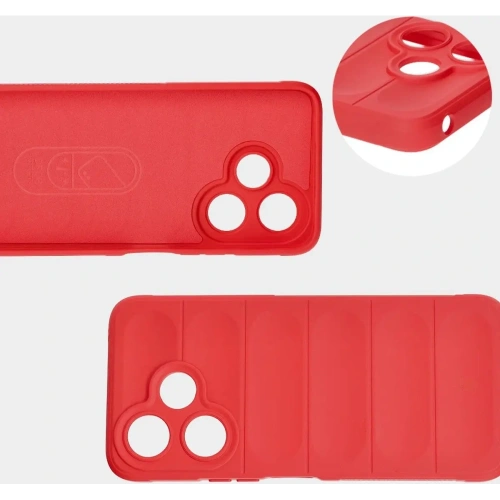 Pancerne etui Bizon Case Tur do Xiaomi Redmi 13 4G czerwone