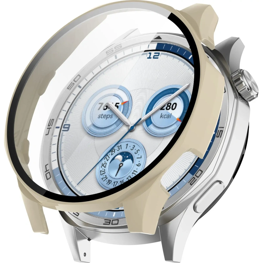 Hurtownia GSM - Bizon Case+Glass Uhr Huawei Uhr GT 5 46 mm beige - BIZ6728 - {ean13} - Hurt