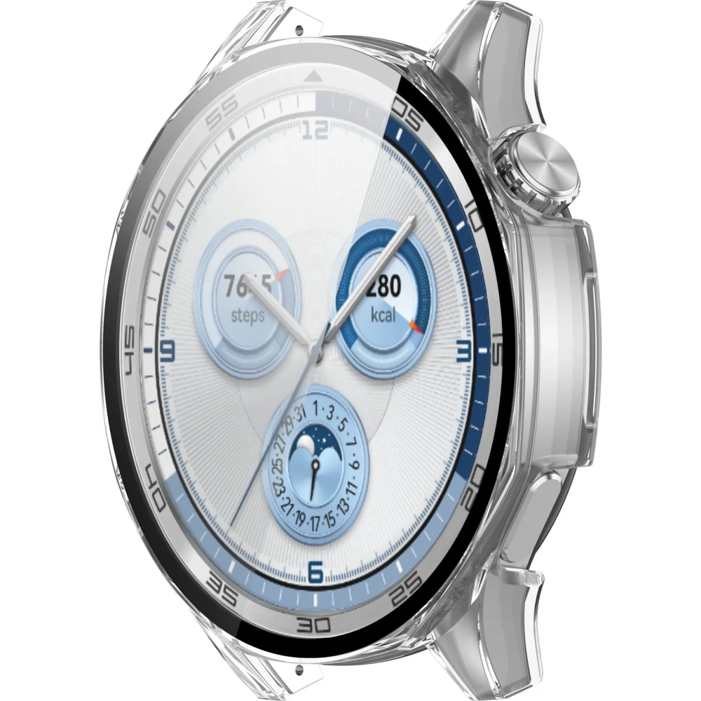 Hurtownia GSM - Etui ze szkłem do zegarka Bizon Case+Glass Watch do Huawei Watch GT 5 46 mm przeźroczyste - BIZ6729 - {ean13} - Hurt