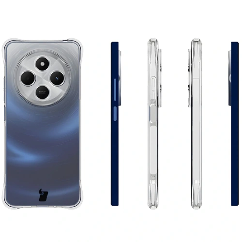 Elastyczne etui Bizon Case Salpa do Xiaomi Redmi 14C 4G / POCO C75 przezroczyste