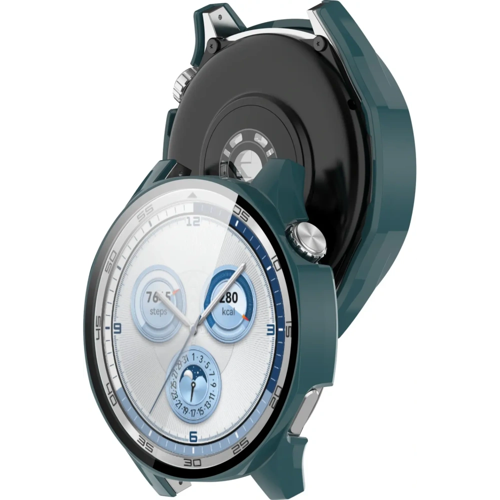 Hurtownia GSM - Etui ze szkłem do zegarka Bizon Case+Glass Watch do Huawei Watch GT 5 46 mm zielone - BIZ6732 - {ean13} - Hurt