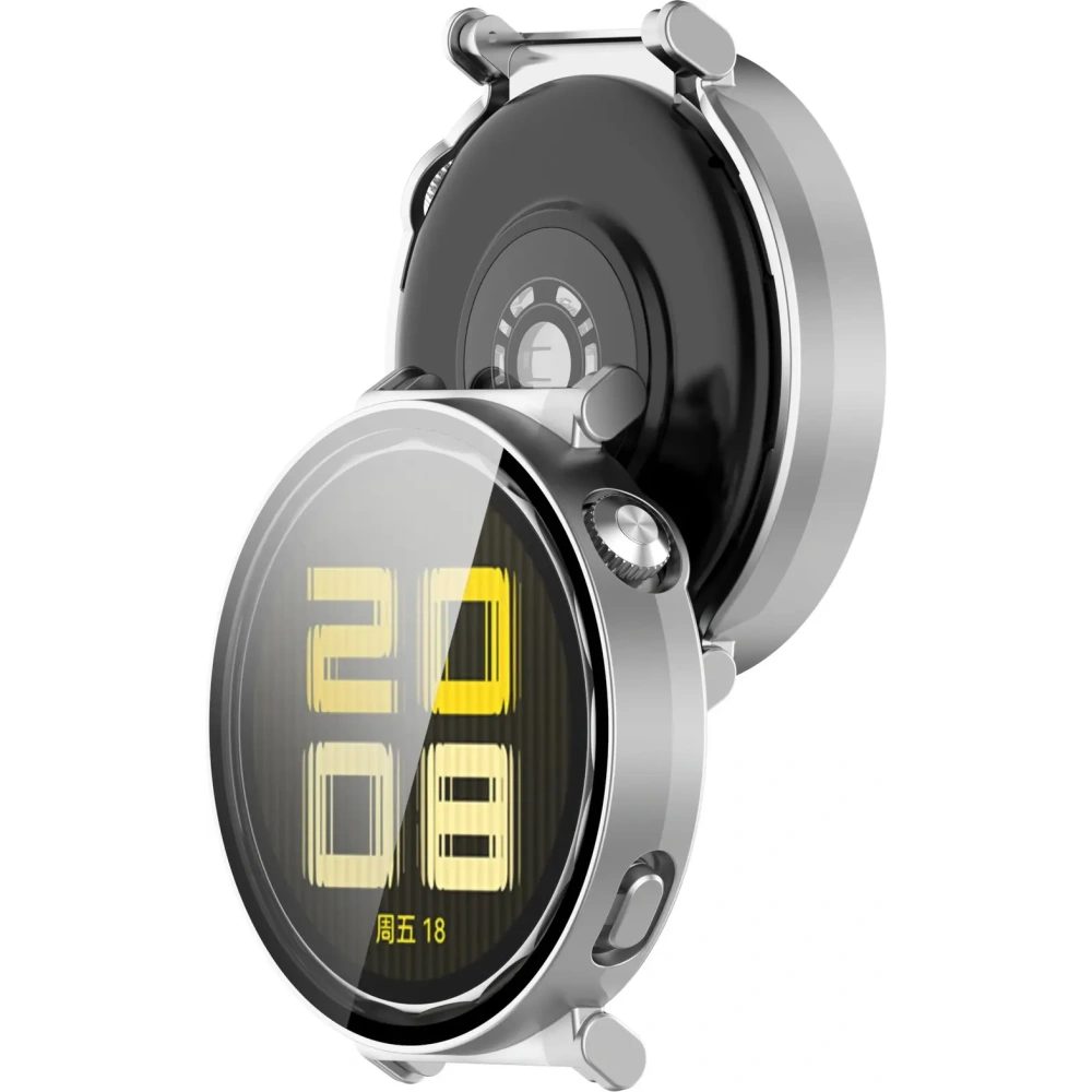Hurtownia GSM - Bizon Case+Glass Óra Huawei Watch GT 5 41 mm selyem ezüst - BIZ6734 - {ean13} - Hurt