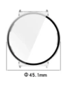 Wholesale Bizon Case+Glass Watch Huawei Watch GT 5 41 mm satin silver - BIZ6734 - {ean13} - Hurt