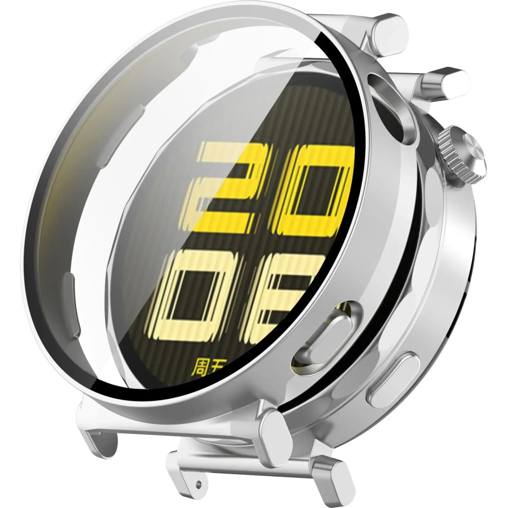 Hurtownia GSM - Bizon Case+Glass Óra Huawei Watch GT 5 41 mm selyem ezüst - BIZ6734 - {ean13} - Hurt