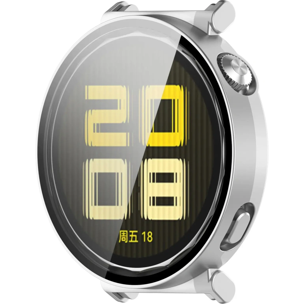 Hurtownia GSM - Bizon Case+Glass Óra Huawei Watch GT 5 41 mm selyem ezüst - BIZ6734 - {ean13} - Hurt