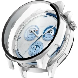 Hurtownia GSM - Bizon Case+Glass óra Huawei Watch GT 5 46 mm selyem ezüst - BIZ6738 - {ean13} - Hurt