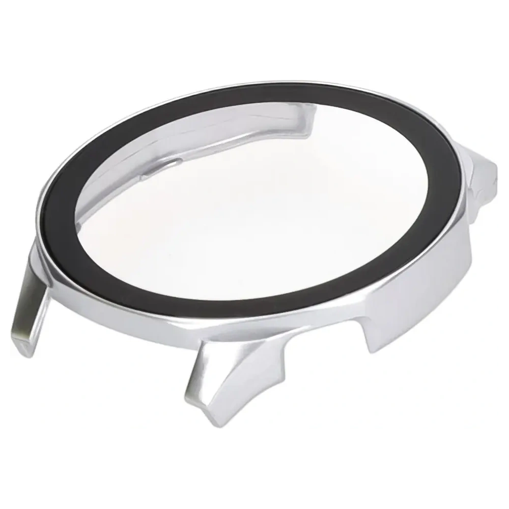 Wholesale Bizon Case+Glass Watch Huawei Watch GT 5 46 mm satin silver - BIZ6738 - {ean13} - Hurt
