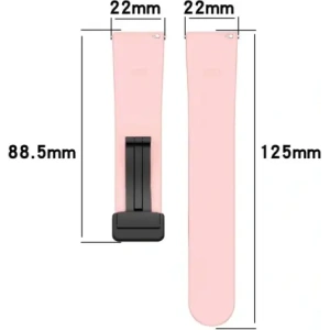 Hurtownia GSM - Ceas cu brățară din silicon Bizon 22 mm roz - BIZ6739 - {ean13} - Hurt