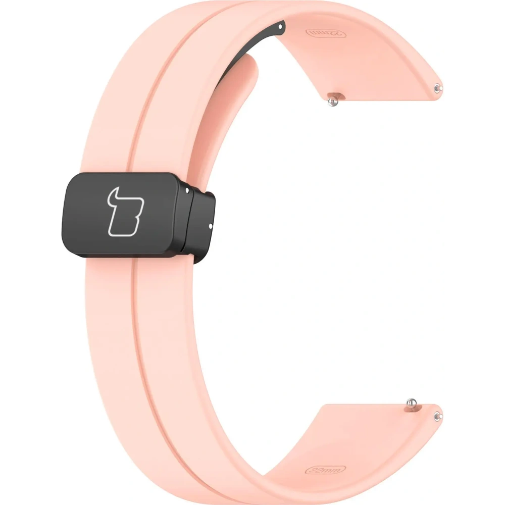 Hurtownia GSM - Silikonowy pasek Bizon Strap Watch Silicone 22 mm do smartwatcha różowy - BIZ6739 - {ean13} - Hurt