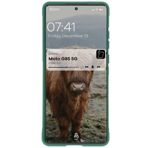 Pancerne etui Bizon Case Tur do Motorola Moto G85 5G ciemnozielone