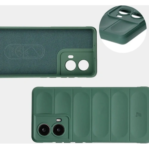 Pancerne etui Bizon Case Tur do Motorola Moto G85 5G ciemnozielone