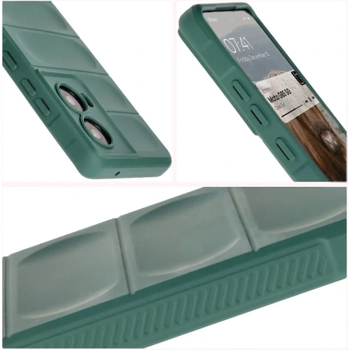 Pancerne etui Bizon Case Tur do Motorola Moto G85 5G ciemnozielone