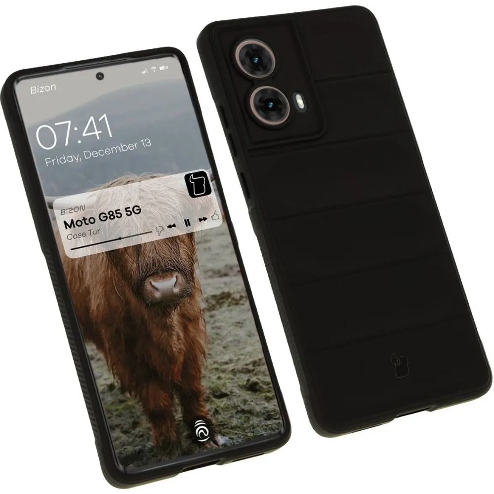 Hurtownia GSM - Pancerne etui Bizon Case Tur do Motorola Moto G85 5G czarne - BIZ6742 - {ean13} - Hurt