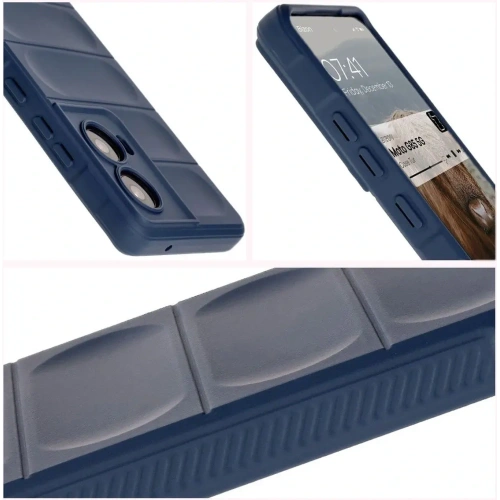 Pancerne etui Bizon Case Tur do Motorola Moto G85 5G granatowe