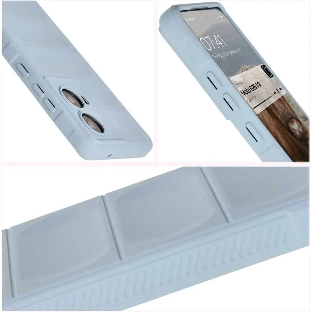 Hurtownia GSM - Pancerne etui Bizon Case Tur do Motorola Moto G85 5G jasnoniebieskie - BIZ6745 - {ean13} - Hurt