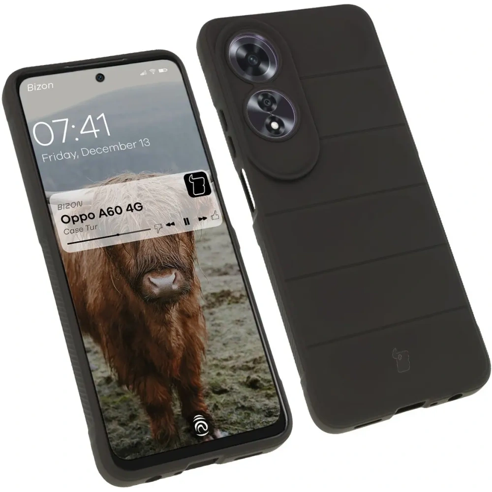 Hurtownia GSM - Pancerne etui Bizon Case Tur do Oppo A60 4G czarne - BIZ6749 - {ean13} - Hurt
