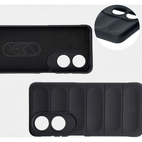 Pancerne etui Bizon Case Tur do Oppo A60 4G czarne