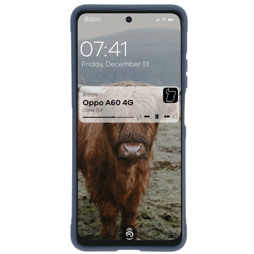 Pancerne etui Bizon Case Tur do Oppo A60 4G granatowe