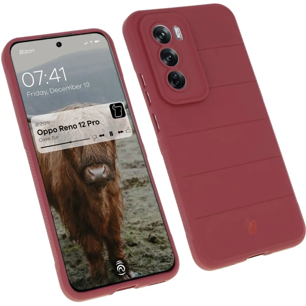 Hurtownia GSM - Pancerne etui Bizon Case Tur do Oppo Reno 12 Pro ciemnofioletowe - BIZ6754 - {ean13} - Hurt