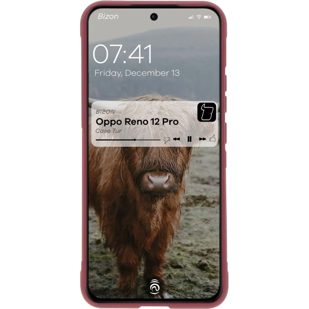 Hurtownia GSM - Pancerne etui Bizon Case Tur do Oppo Reno 12 Pro ciemnofioletowe - BIZ6754 - {ean13} - Hurt