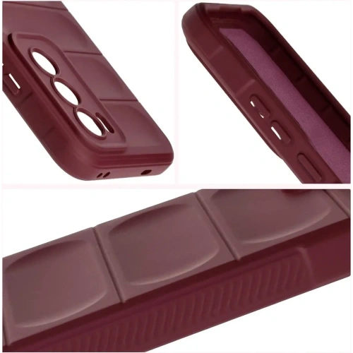 Pancerne etui Bizon Case Tur do Oppo Reno 12 Pro ciemnofioletowe