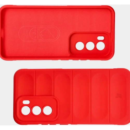 Pancerne etui Bizon Case Tur do Oppo Reno 12 Pro czerwone