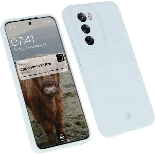 Pancerne etui Bizon Case Tur do Oppo Reno 12 Pro jasnoniebieskie