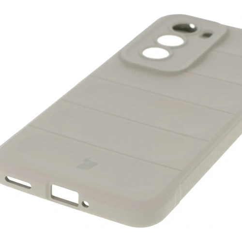 Pancerne etui Bizon Case Tur do Oppo Reno 12 Pro jasnoszare