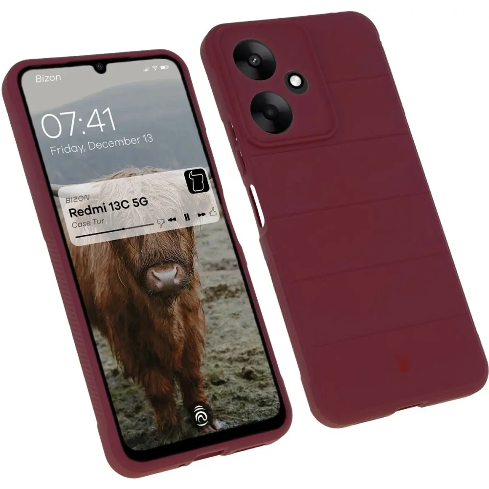 Hurtownia GSM - Bizon Case Tur Xiaomi Redmi 13C 5G sötét lila - BIZ6761 - {ean13} - Hurt
