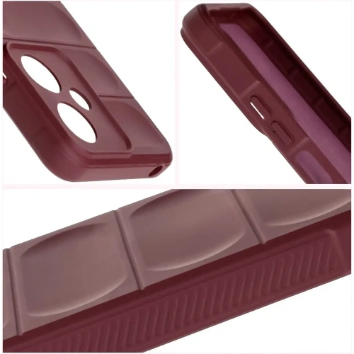 Pancerne etui Bizon Case Tur do Xiaomi Redmi 13C 5G ciemnofioletowe