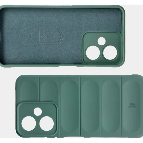 Pancerne etui Bizon Case Tur do Xiaomi Redmi 13C 5G ciemnozielone