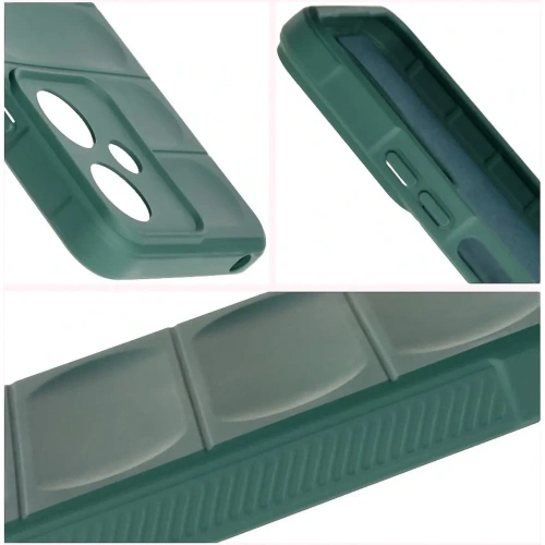 Pancerne etui Bizon Case Tur do Xiaomi Redmi 13C 5G ciemnozielone