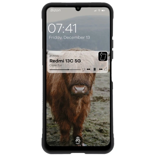 Pancerne etui Bizon Case Tur do Xiaomi Redmi 13C 5G czarne