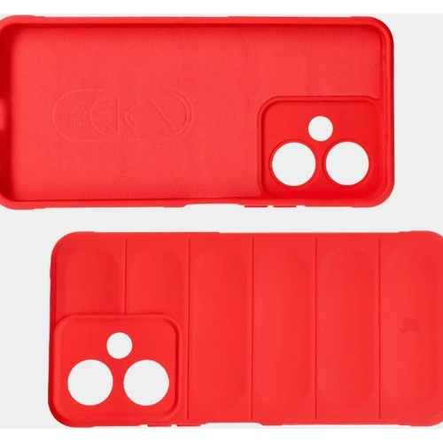 Pancerne etui Bizon Case Tur do Xiaomi Redmi 13C 5G czerwone