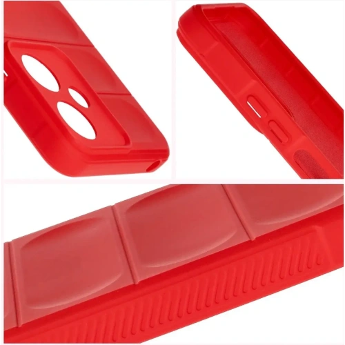 Pancerne etui Bizon Case Tur do Xiaomi Redmi 13C 5G czerwone