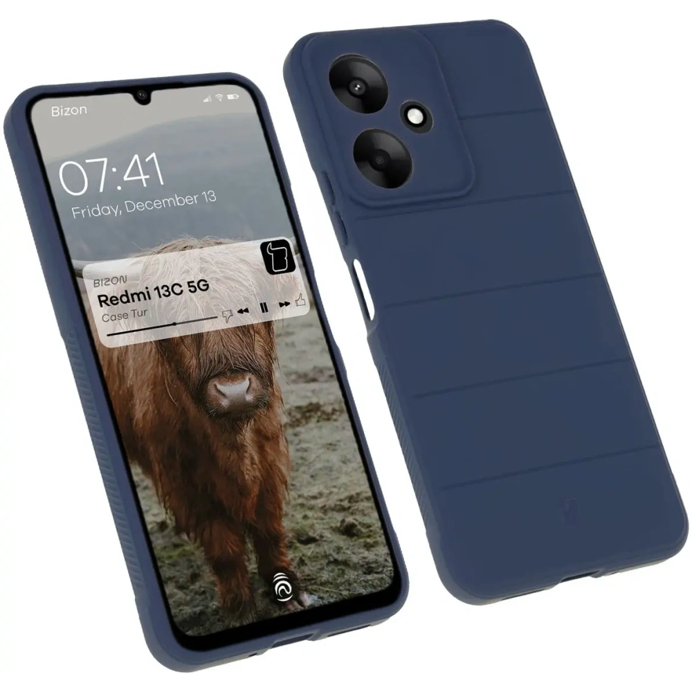 Hurtownia GSM - Pancerne etui Bizon Case Tur do Xiaomi Redmi 13C 5G granatowe - BIZ6765 - {ean13} - Hurt