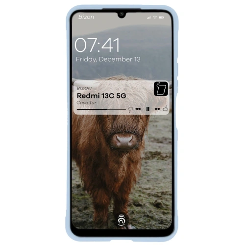 Pancerne etui Bizon Case Tur do Xiaomi Redmi 13C 5G jasnoniebieskie