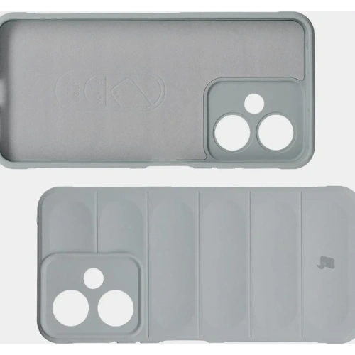 Pancerne etui Bizon Case Tur do Xiaomi Redmi 13C 5G jasnoszare