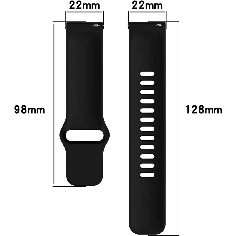Wholesale Bizon Strap Watch Silicone Xiaomi Redmi Watch 5 Lite / 5 Active black - BIZ6768 - {ean13} - Hurt
