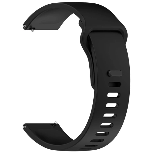 Silikonowy pasek Bizon Strap Watch Silicone do Xiaomi Redmi Watch 5 Lite / 5 Active czarny