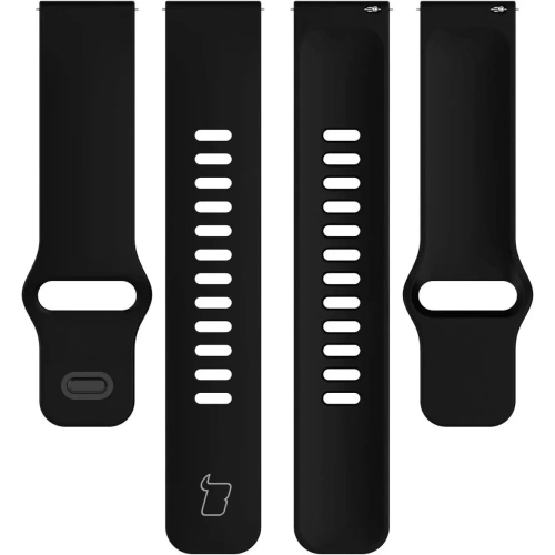 Silikonowy pasek Bizon Strap Watch Silicone do Xiaomi Redmi Watch 5 Lite / 5 Active czarny