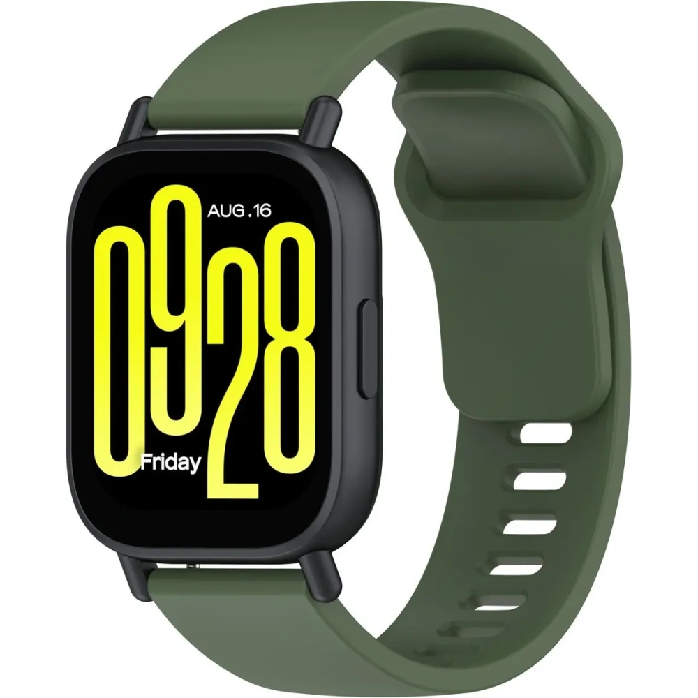 Hurtownia GSM - Silikonový pásek Bizon Strap Watch Silicone do Xiaomi Redmi Watch 5 Lite / 5 Active tmavě zelený - BIZ6770 - {ean13} - Hurt