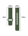 Hurtownia GSM - Silikonový pásek Bizon Strap Watch Silicone do Xiaomi Redmi Watch 5 Lite / 5 Active tmavě zelený - BIZ6770 - {ean13} - Hurt