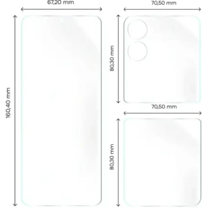 Hurtownia GSM - Bizon Glas Hydrogel Set Xiaomi Mix Flip - BIZ6771 - {ean13} - Hurt