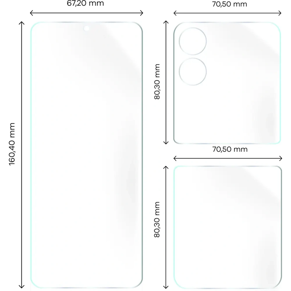 Hurtownia GSM - Bizon Glass Hydrogel Készlet Xiaomi Mix Flip - BIZ6771 - {ean13} - Hurt