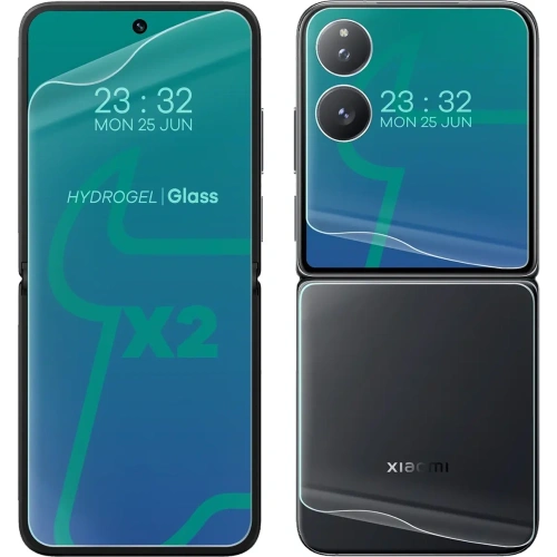Folia hydrożelowa na tył i przód Bizon Glass Hydrogel Set do Xiaomi Mix Flip