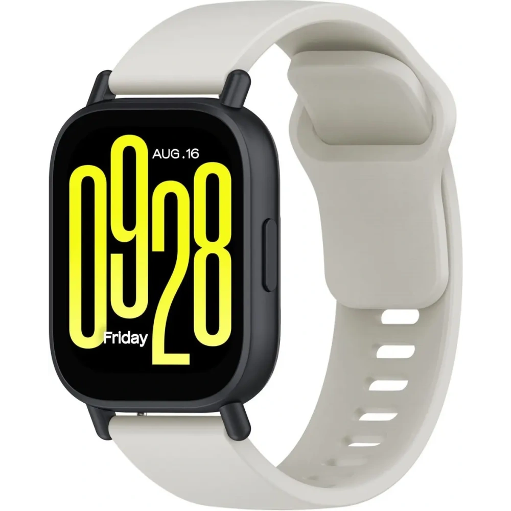 Hurtownia GSM - Silikonowy pasek Bizon Strap Watch Silicone do Xiaomi Redmi Watch 5 Lite / 5 Active szary - BIZ6772 - {ean13} - Hurt