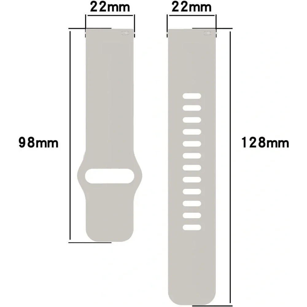 Wholesale Bizon Strap Watch Silicone Xiaomi Redmi Watch 5 Lite / 5 Active grey - BIZ6772 - {ean13} - Hurt